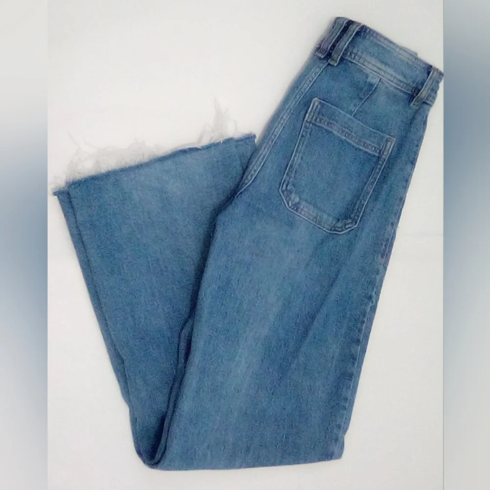 Mango Catherine Light Blue Flare Jeans Size 2 - Picture 8 of 12